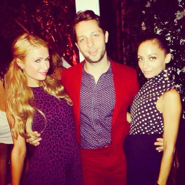 Paris Hilton, Nicole Richie, Derek Blasberg, Instagram Paris Hilton, Nicole Richie, Derek Blasberg, Instagram